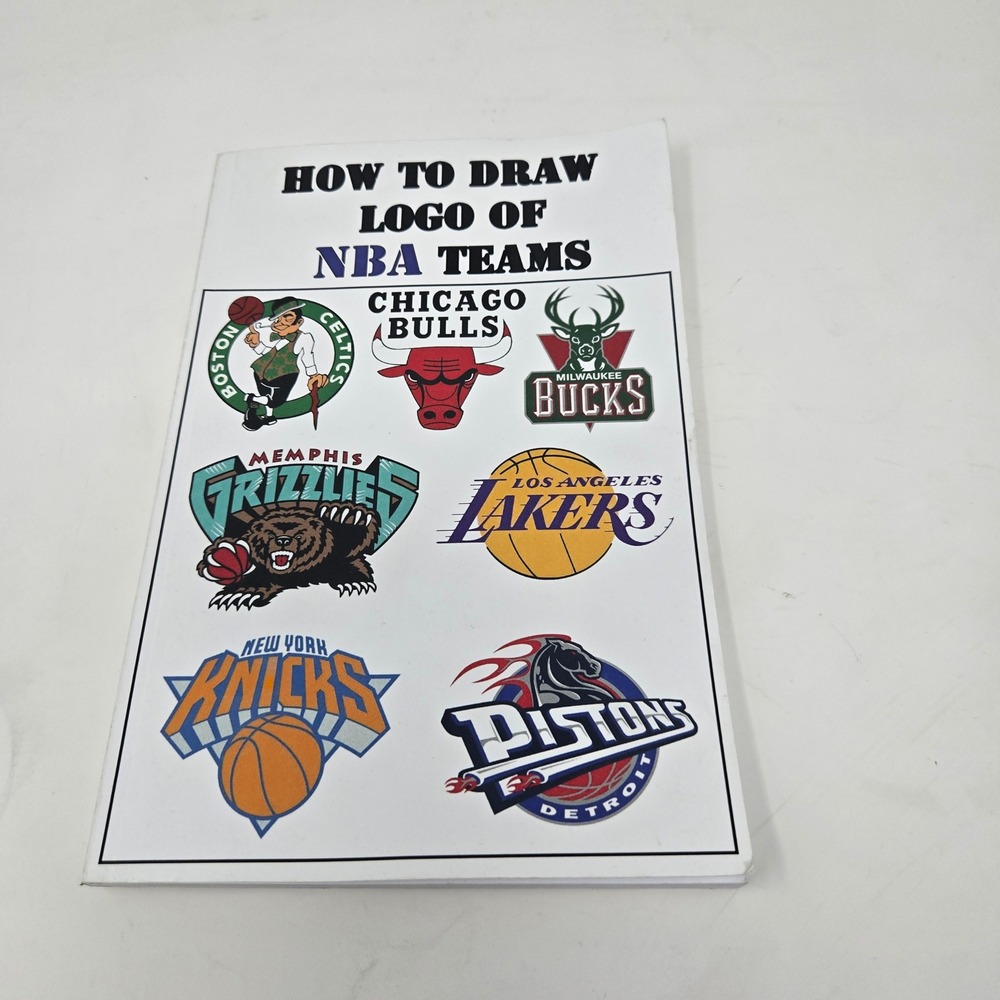 How to Draw NBA Logo of Teams Booklet Step by Step Basketball Fan Guide‎
